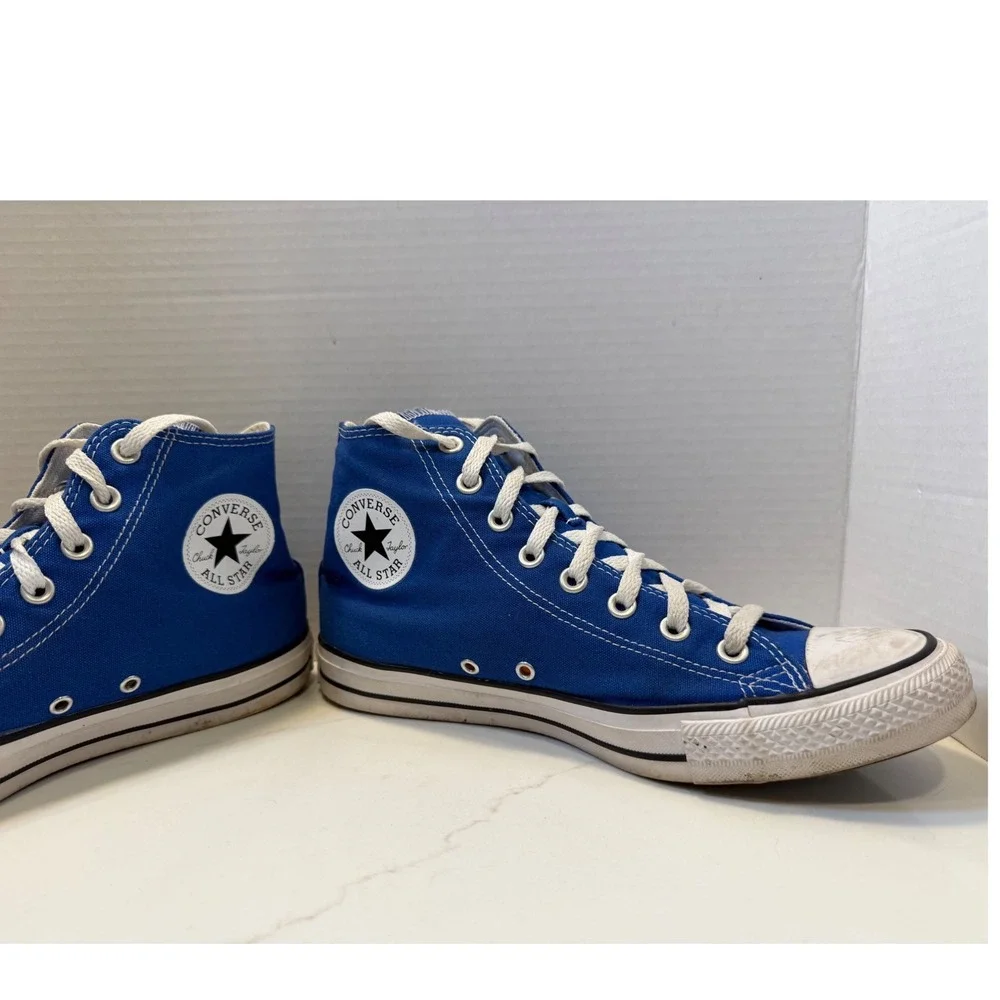 Converse Chuck Taylor All Star High Top Blue Sneakers Mens 9 Wos 11